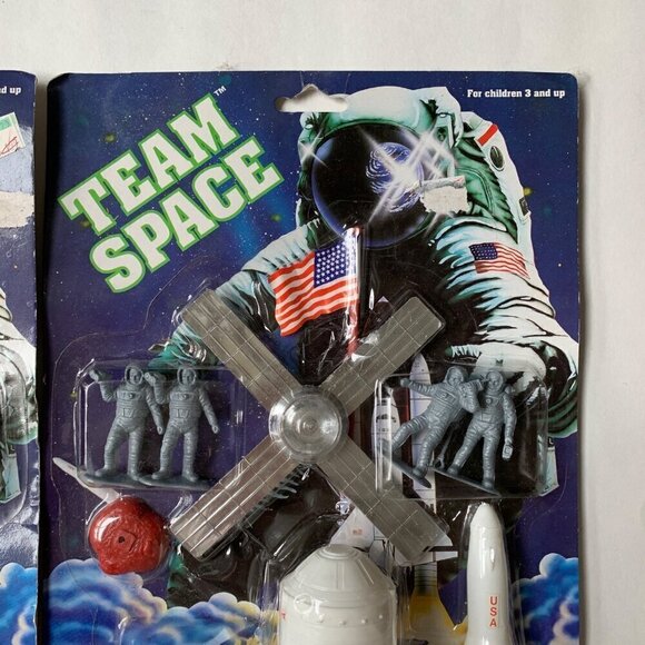 Tri Toy Limited Team Space Astronaut Toys Set Figures Vintage New - Picture 5 of 7